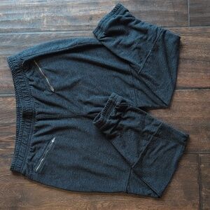 Michael Stars Charcoal Gray Jogger Sweatpants Zip Pockets - Women's Large